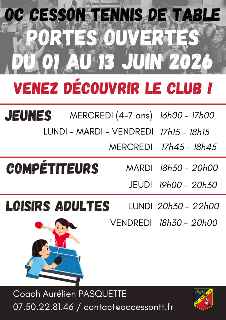 Portes ouvertes 2026